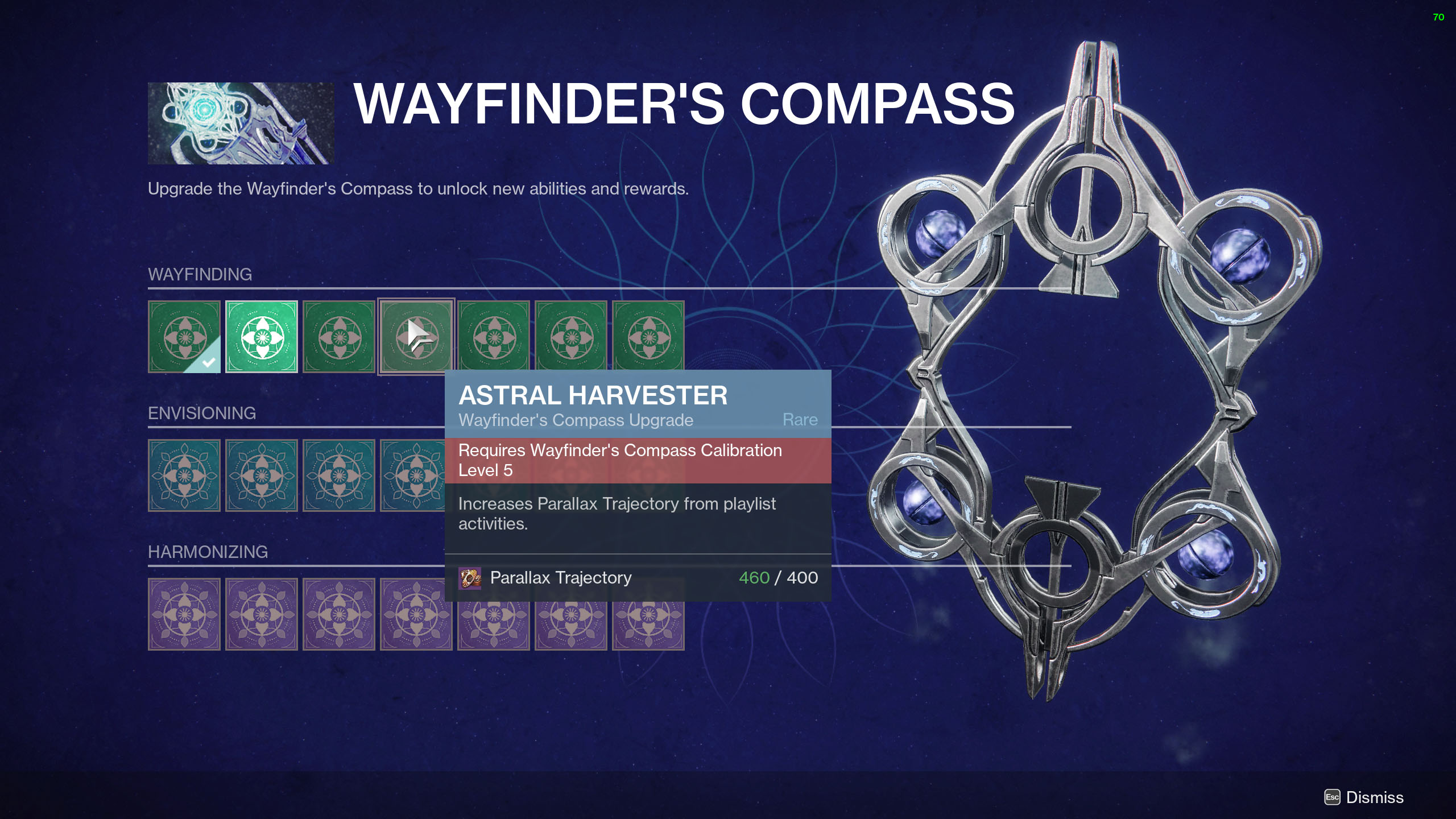 wayfinder compass upgrades